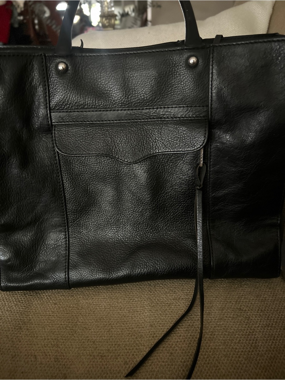 Rebecca Mincoff XL M.A.B. genuine leather BAG  and dust bag